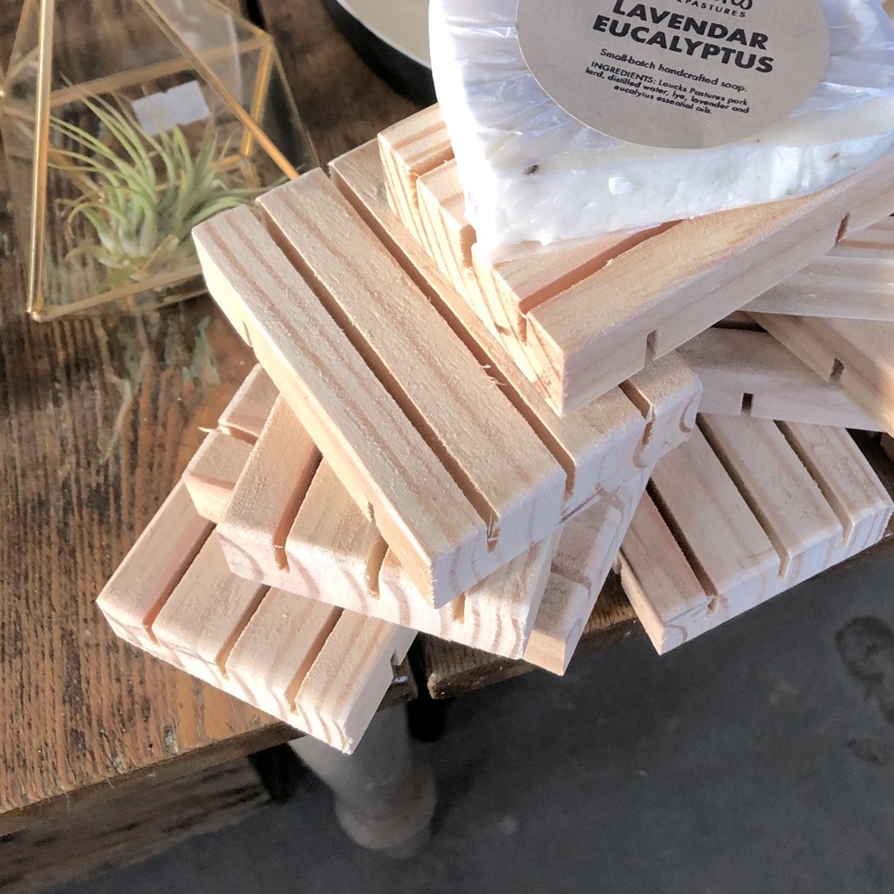 Solid Wood Handcrafted Soap Tray